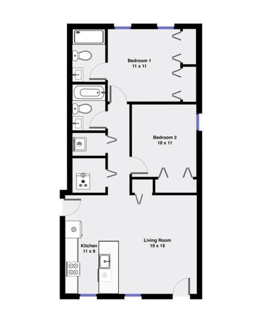 Suite 2 On Southport 4 Queen Beds Chicago Ngoại thất bức ảnh